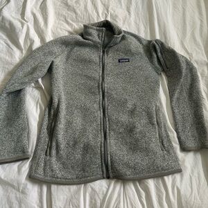 Patagonia Light Gray Fleece Jacket